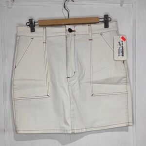 Dickies - Stylish White Denim Skirt